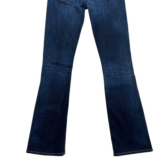 Citizens Of Humanity COH Dita Petite Bootcut Leg Jeans 25 Blue Low Rise Zip Fly - Picture 11 of 13